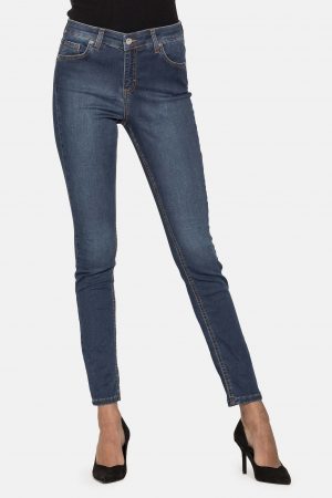 Stretchjeans blauw
