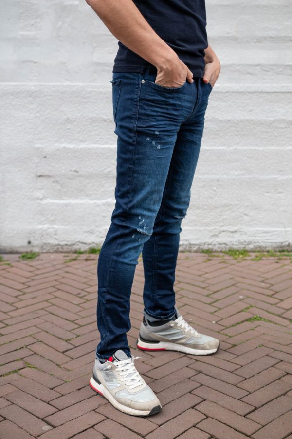stretch jeans zijkant