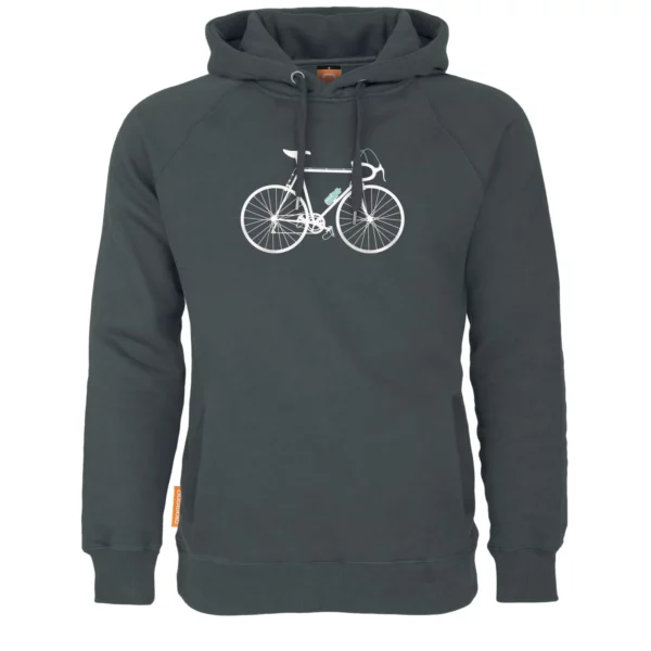 Okimono hoodie grijs cycling