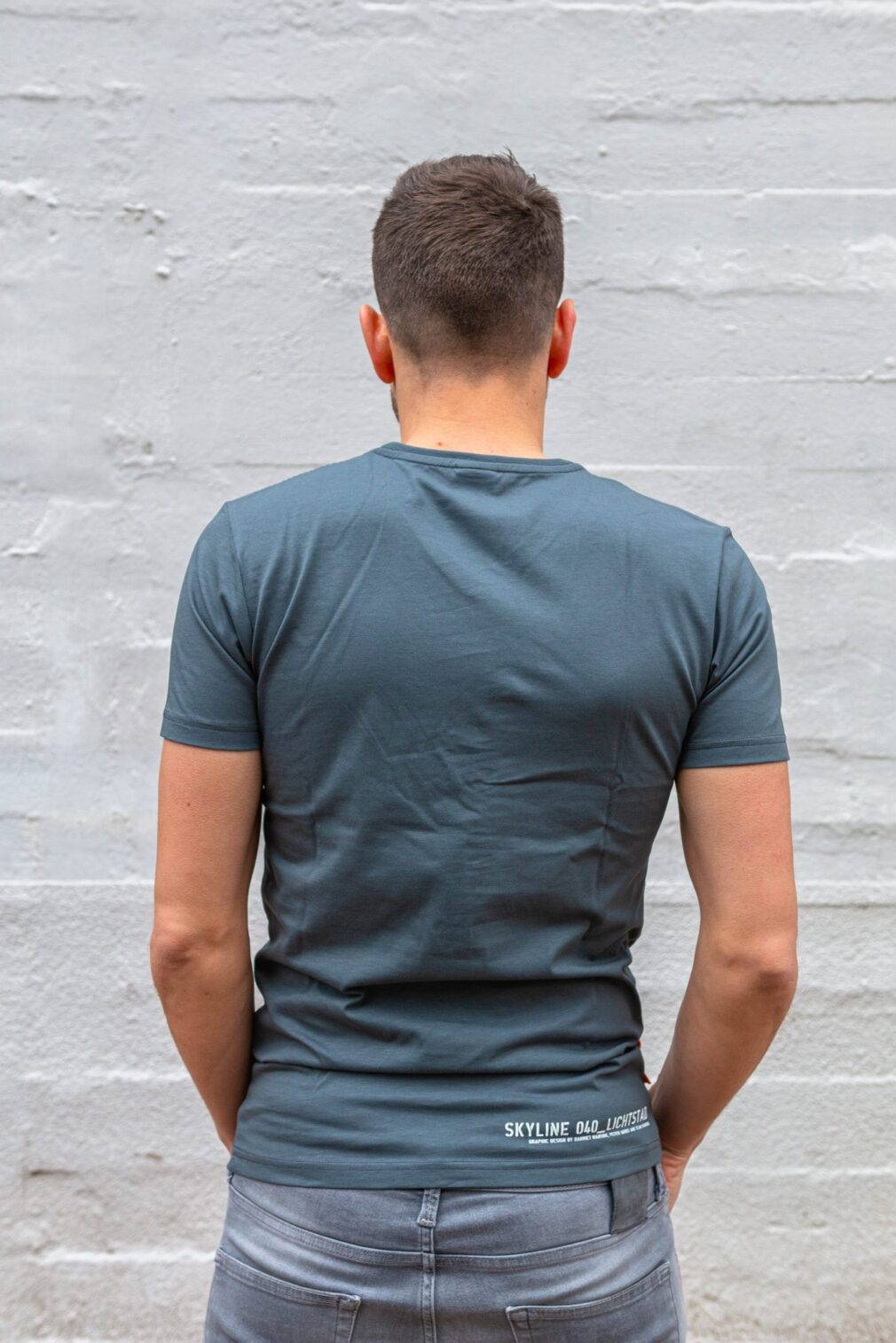 Okimono T-shirt Heren, Grijs, Cycling Seventies