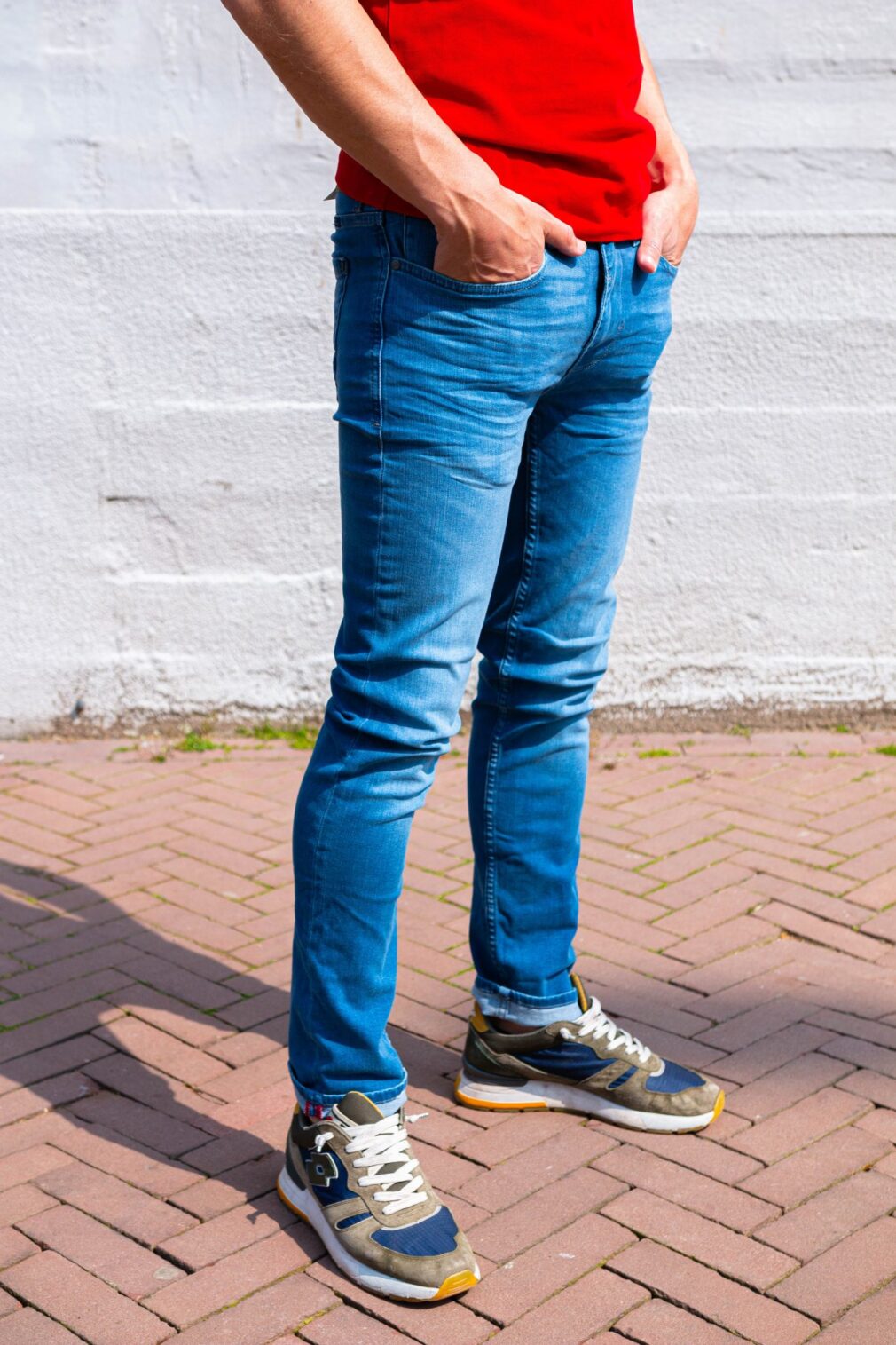 Super Stretch Jeans Lichtblauw, Slim Fit, Zeer Comfortabel!