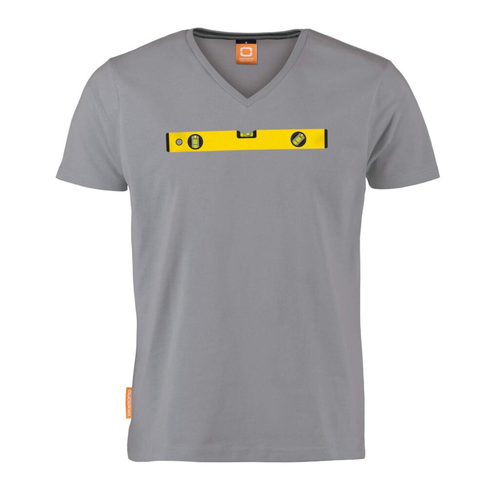 Okimono T-shirt Heren, Grijs, Net Niet