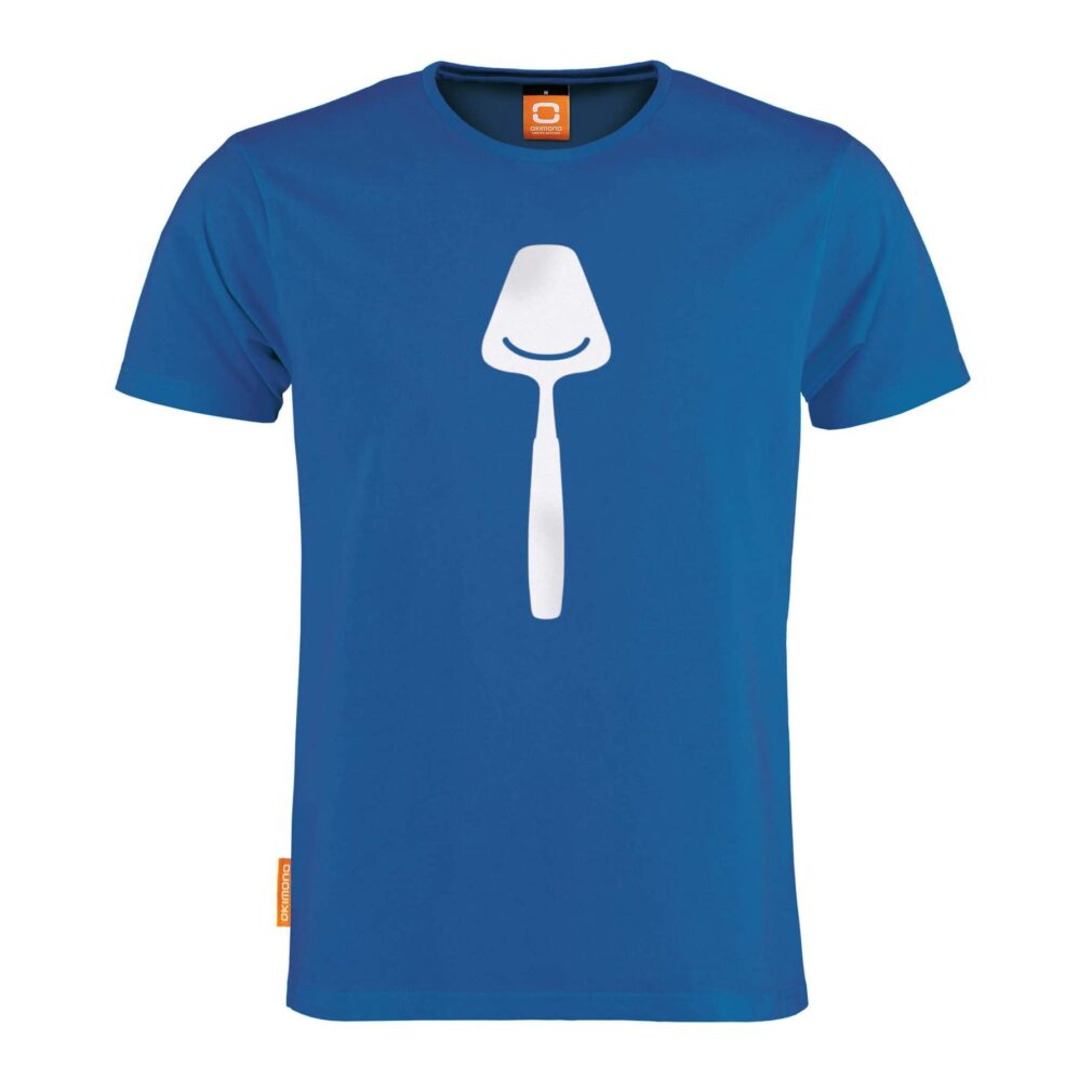 Okimono T-shirt Heren, Kobaltblauw, Say Cheese