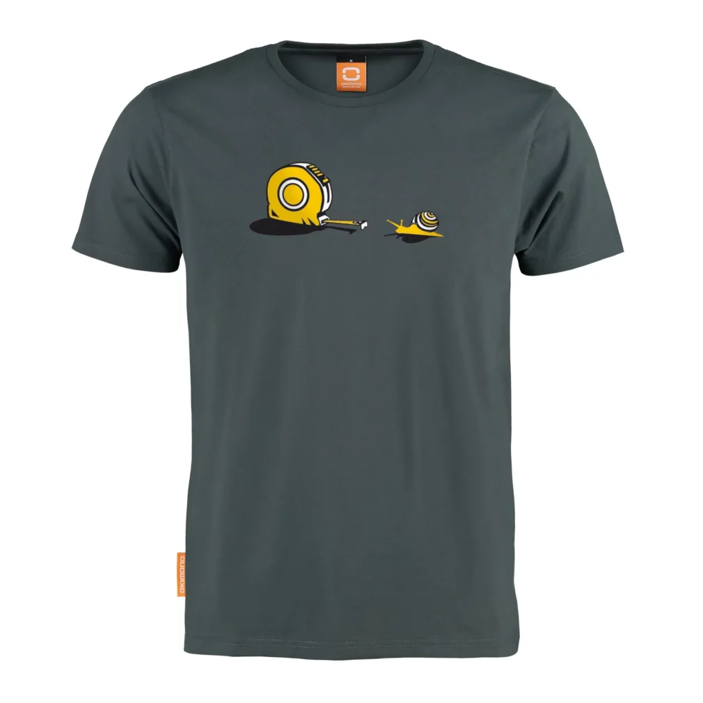 Okimono T-shirt Heren, Antracietgrijs, Staredown