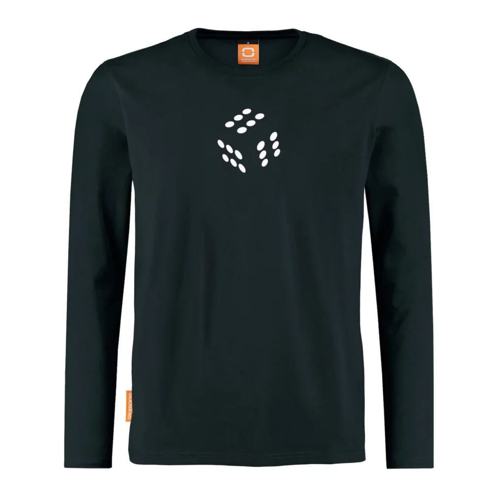 Okimono Longsleeve Heren Zwart, 666
