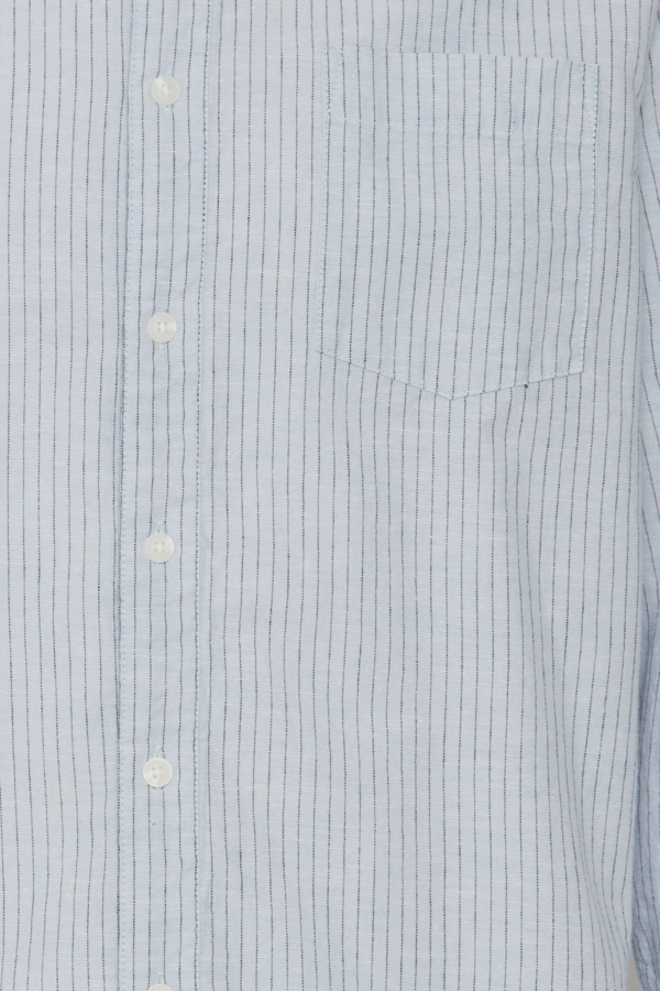 Blend blouse linnen streep detail