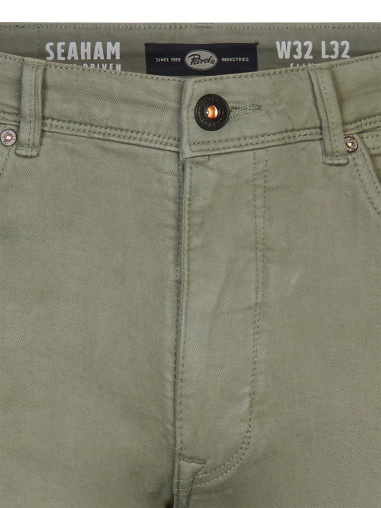 Petrol seaham dark sage detail