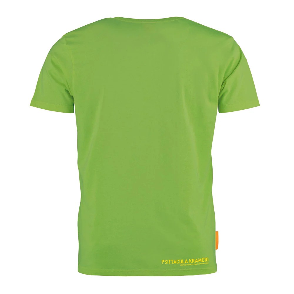 Okimono T-Shirt, Herren, Grün, Psittacula Krameri