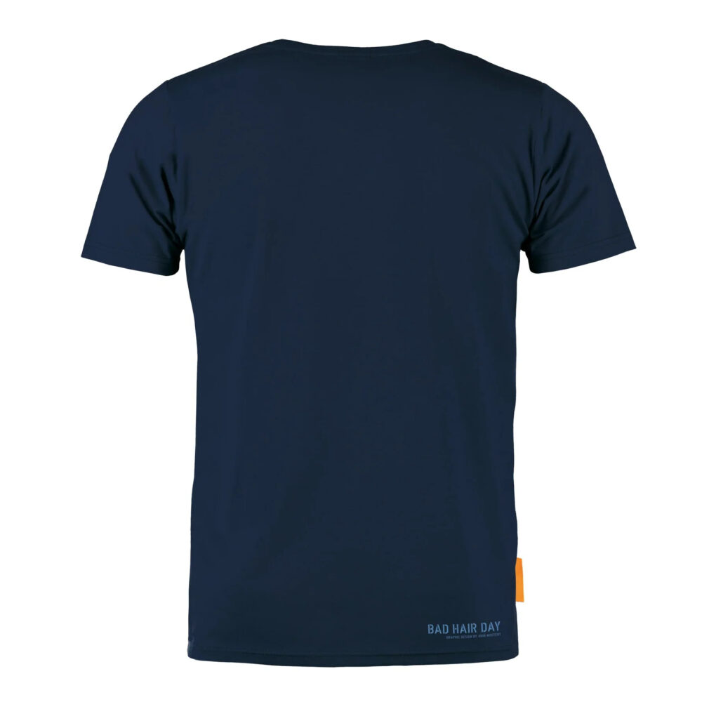 Okimono-T-Shirt, Dunkelblau, Bad Hair Day