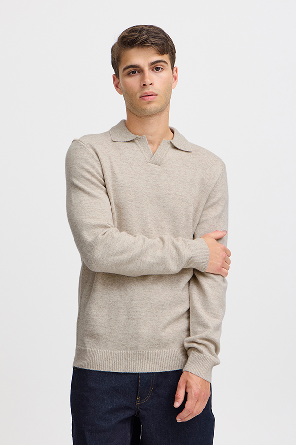 Casual Friday Polo Lange Mouw Voorkant