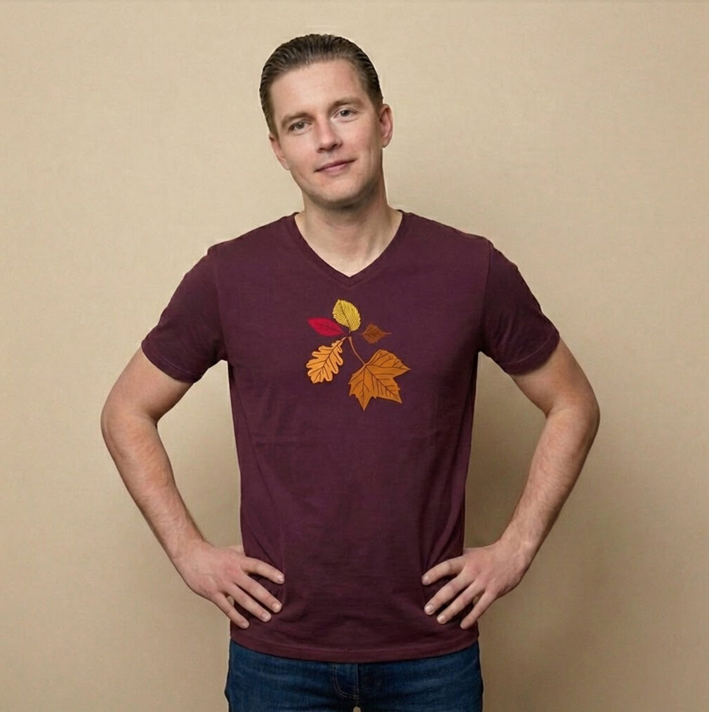 Okimono T-shirt Heren Goed Blaadje
