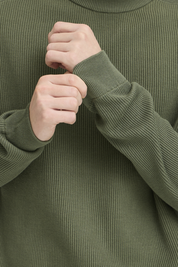 Casual Friday Sweater Raglan Mouw Groen
