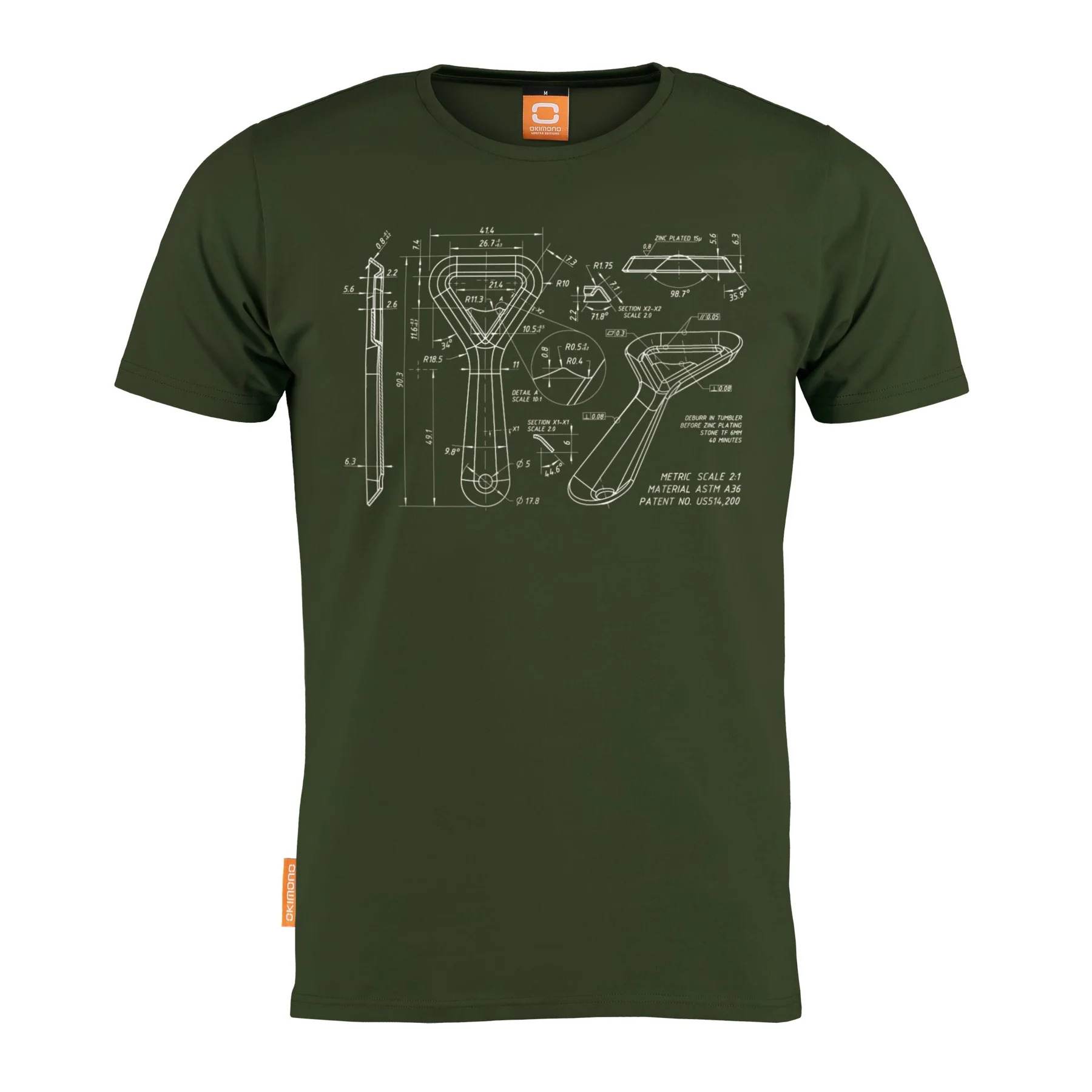 Okimono T-shirt Heren i've Got The Blueprint
