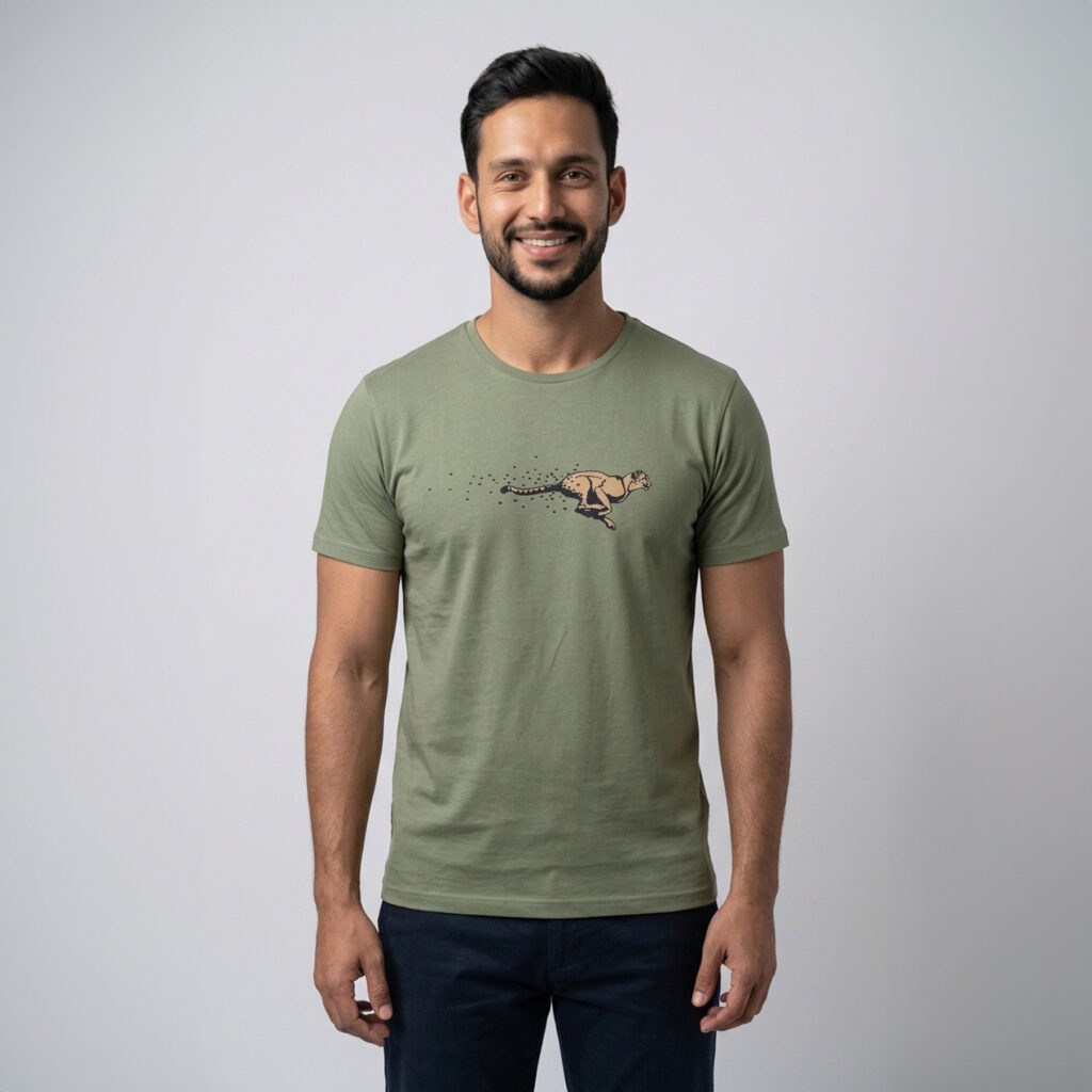 Okimono T-shirt Heren Born To Run