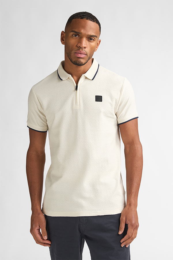 Petrol Polo Rits Seashell